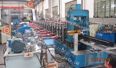 Post Stiffener Guardrail Roll Forming Machine W Beam Heavy Gauge Forming