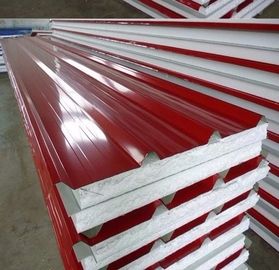 Thermal Insulated Sandwich Panel / Prefabricated Pu Sandwich Panel Cladding