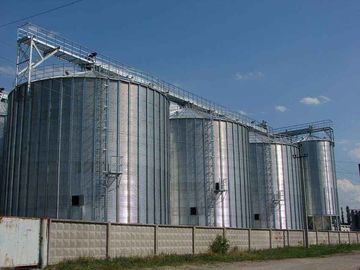 1500 2000 15000 20000 Bushel Grain Bin Vertical Hot Dip Galvanizing Coating